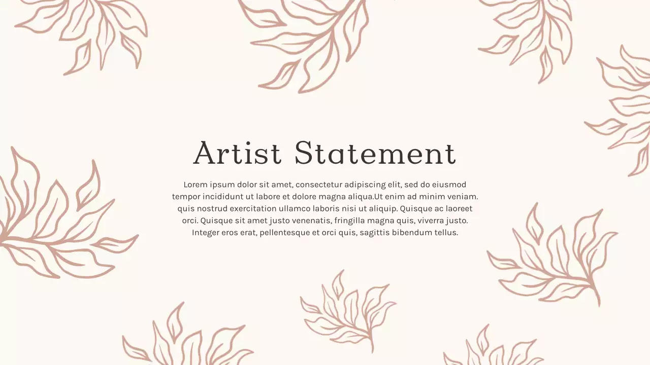 Wine Abstract Personal Art Journey Presentation