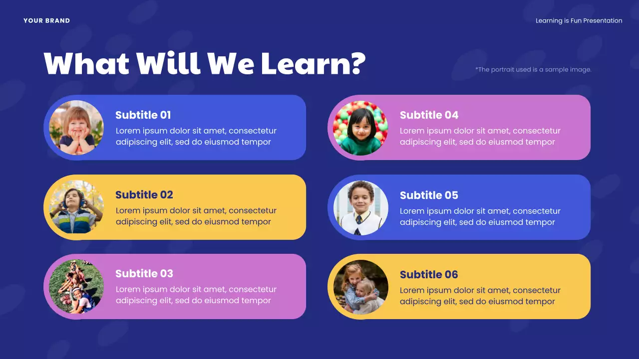 Blue Playful Learning Introduction Presentation