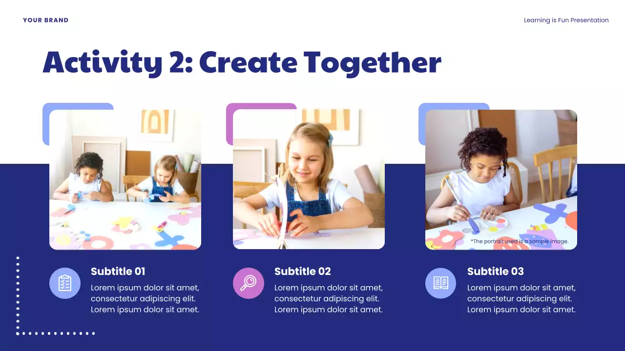 Blue Playful Learning Introduction Presentation