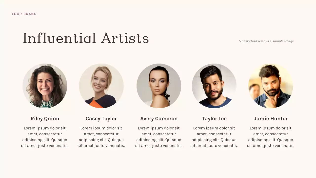 Wine Abstract Personal Art Journey Presentation