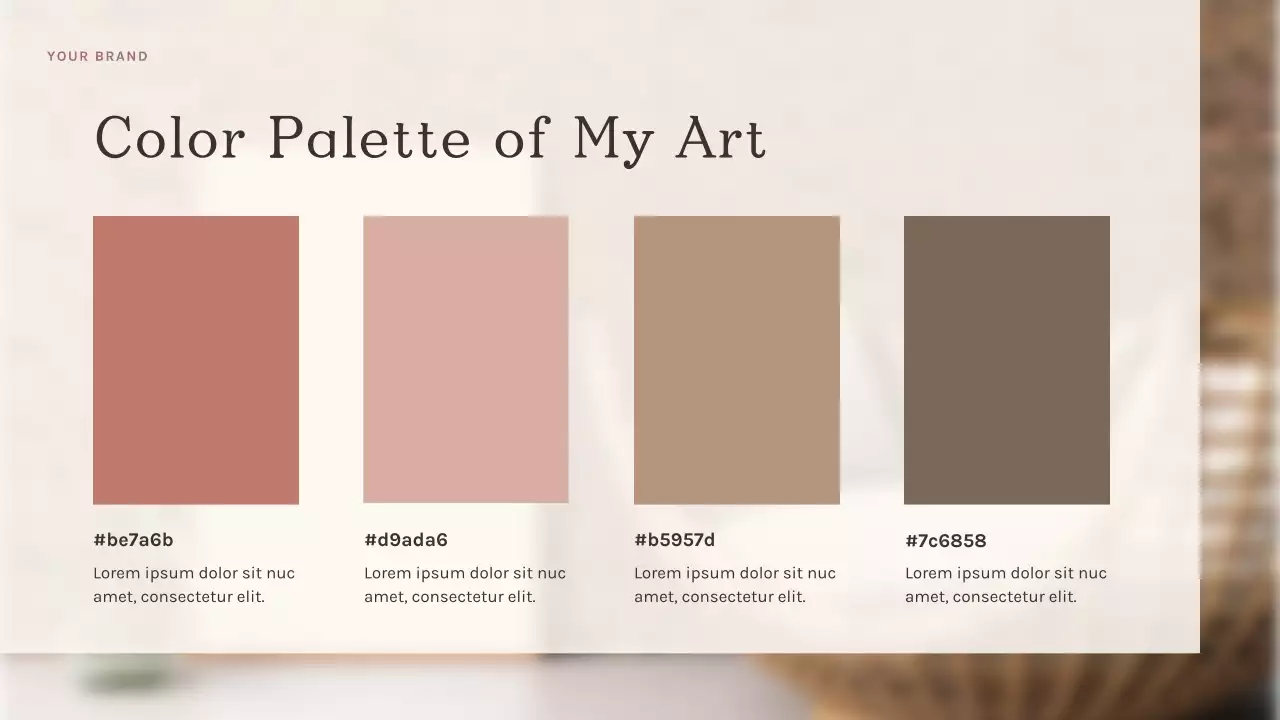 Wine Abstract Personal Art Journey Presentation