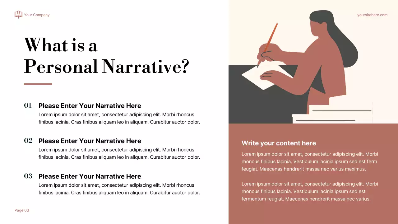 Beige Elegant Storytelling Course Presentation