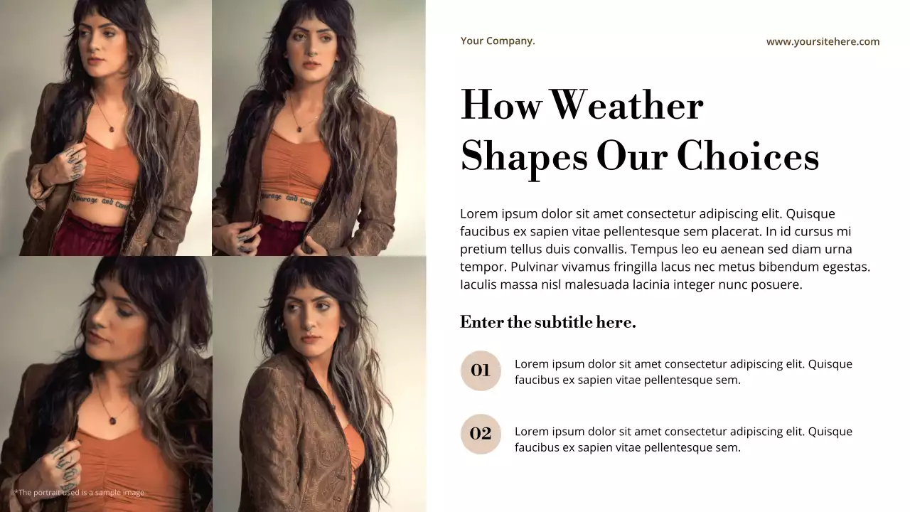 Beige Abstract Style Philosophy Announcement Presentation