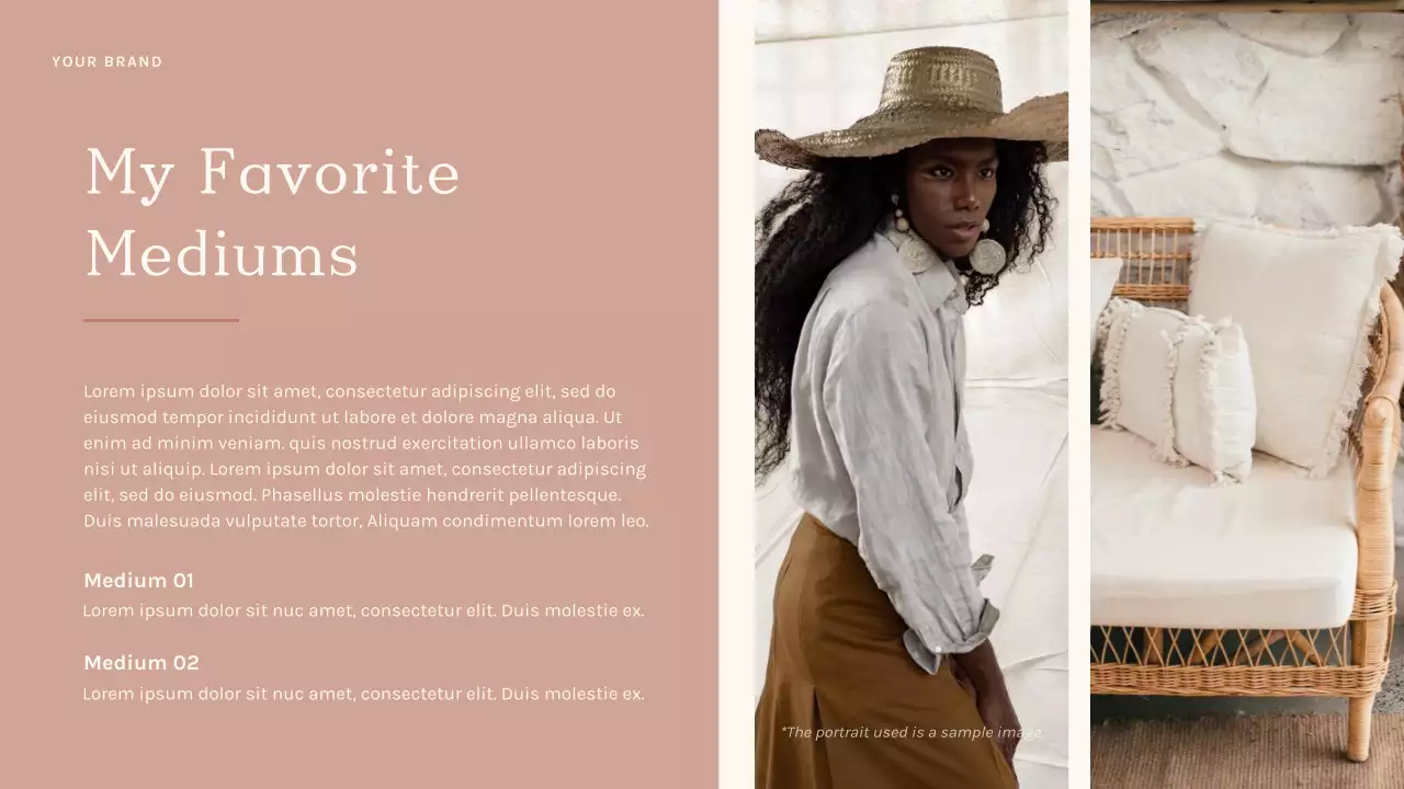 Wine Abstract Personal Art Journey Presentation