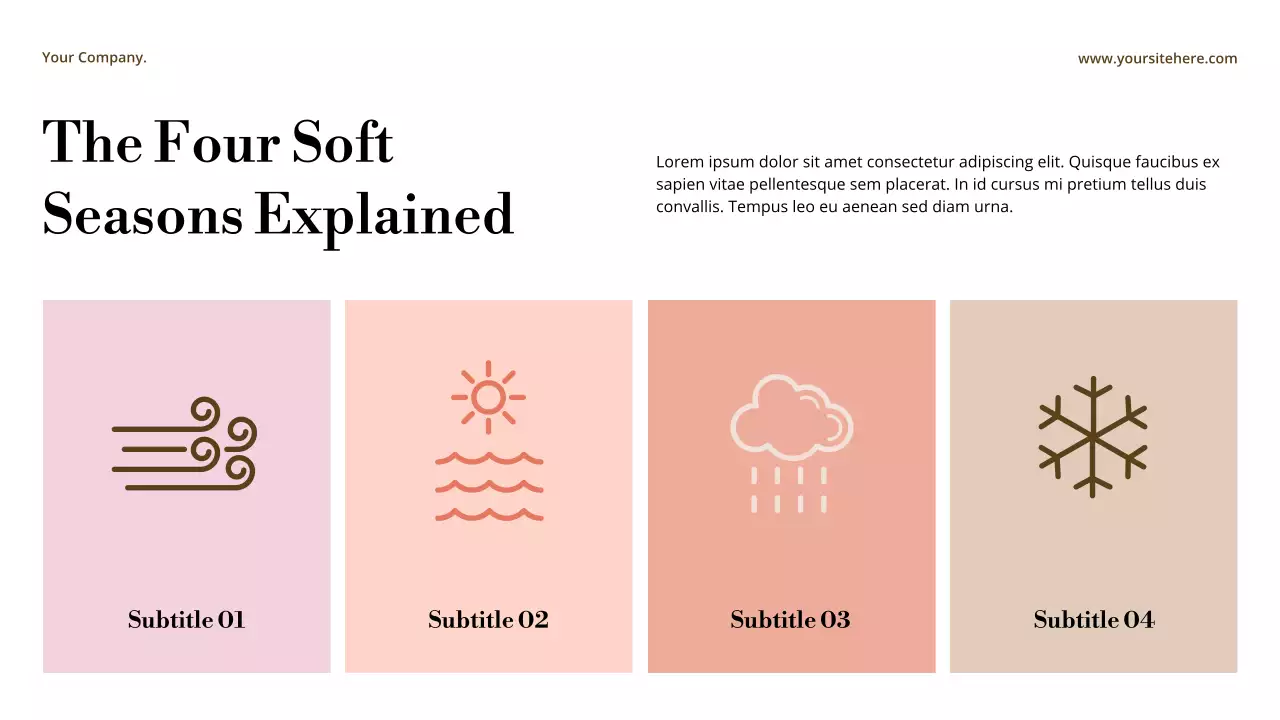 Beige Abstract Style Philosophy Announcement Presentation