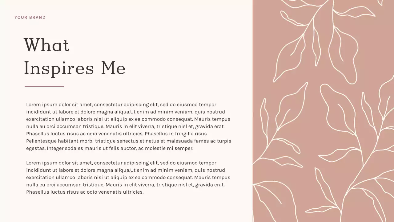 Wine Abstract Personal Art Journey Presentation