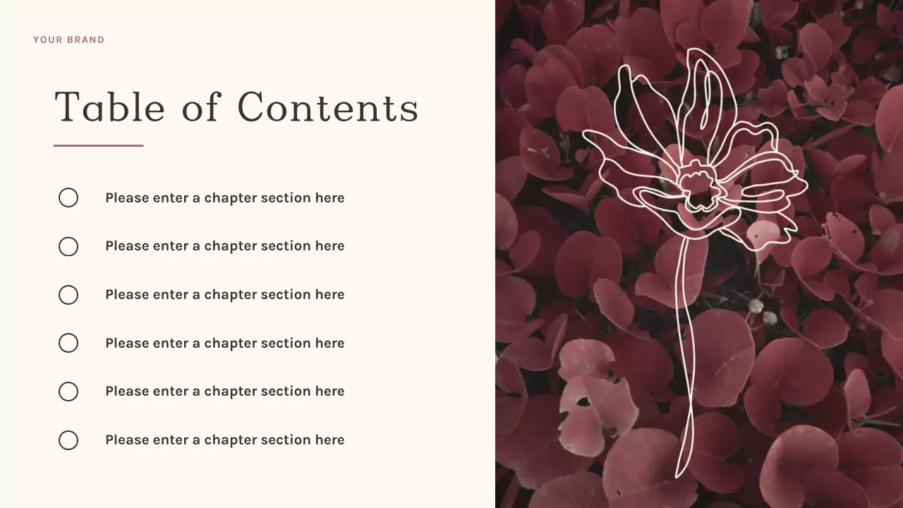 Wine Abstract Personal Art Journey Presentation