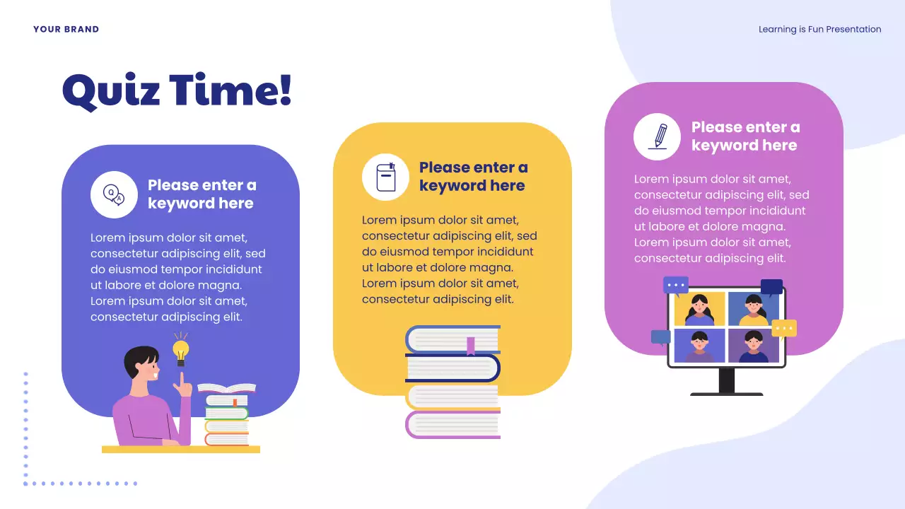 Blue Playful Learning Introduction Presentation