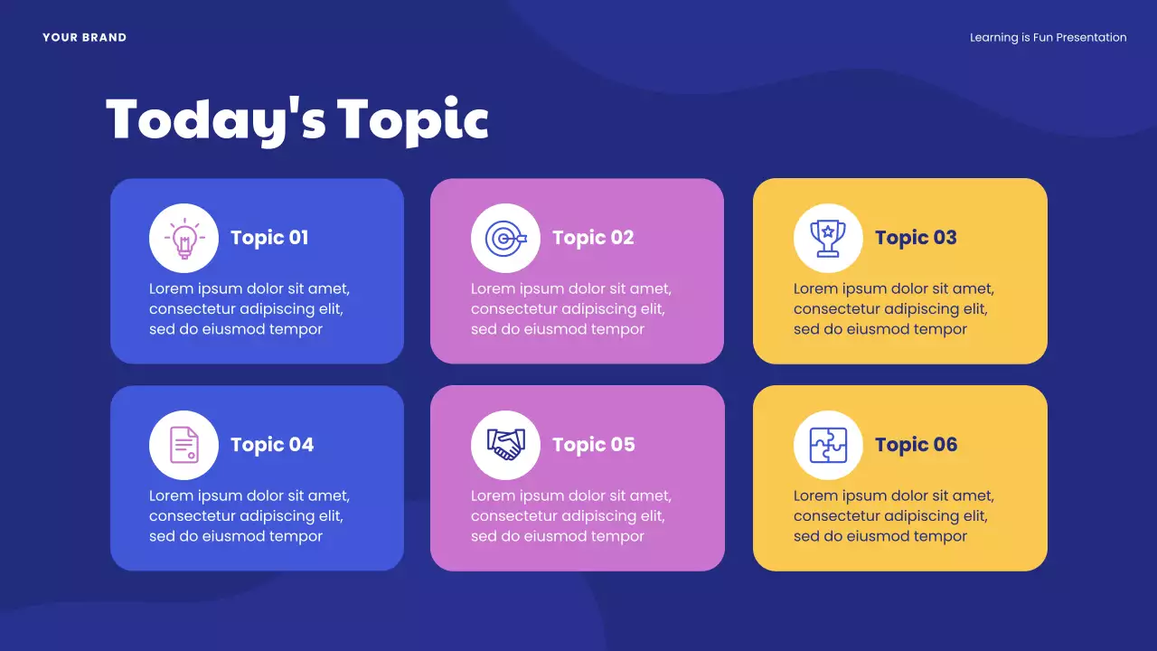 Blue Playful Learning Introduction Presentation