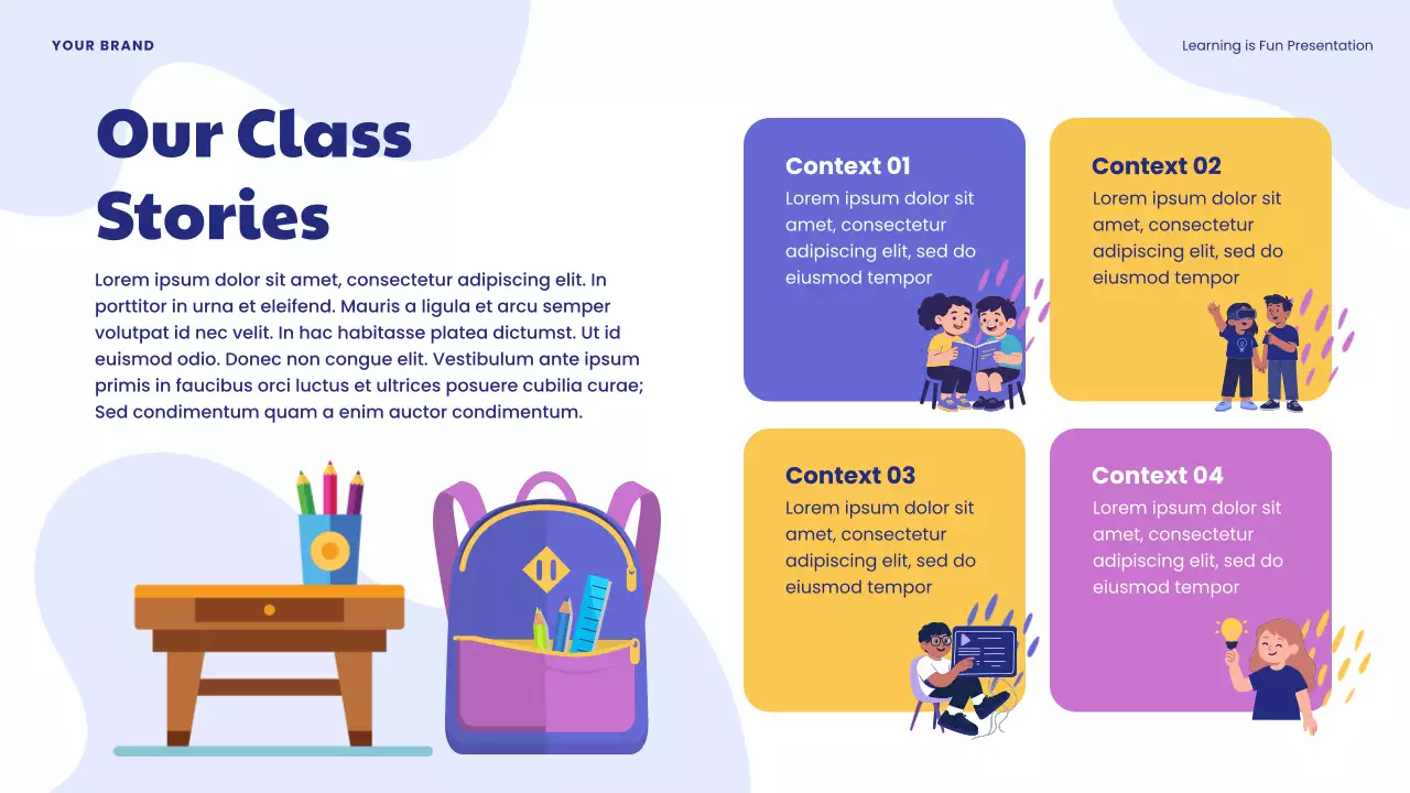 Blue Playful Learning Introduction Presentation