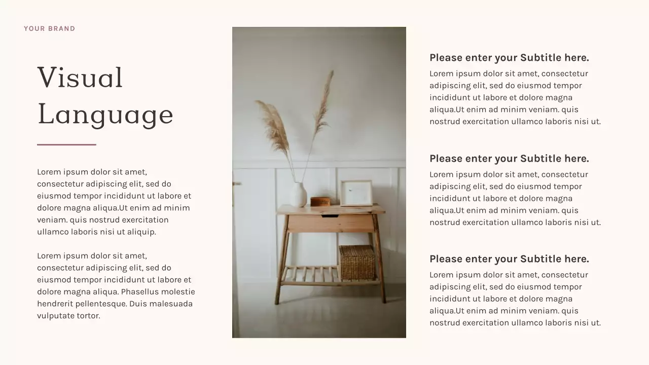 Wine Abstract Personal Art Journey Presentation