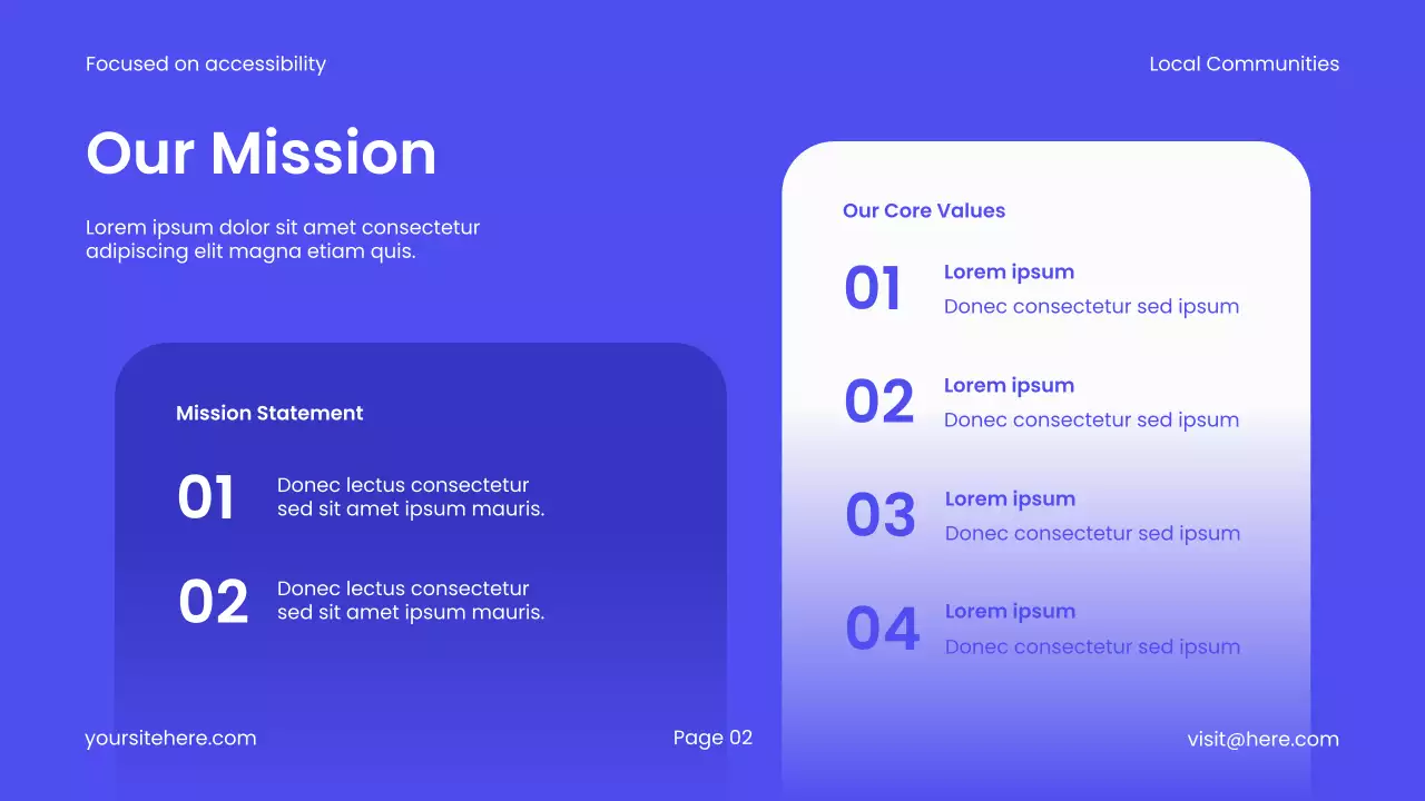 Blue Modern Healthcare Services Promotion Presentation