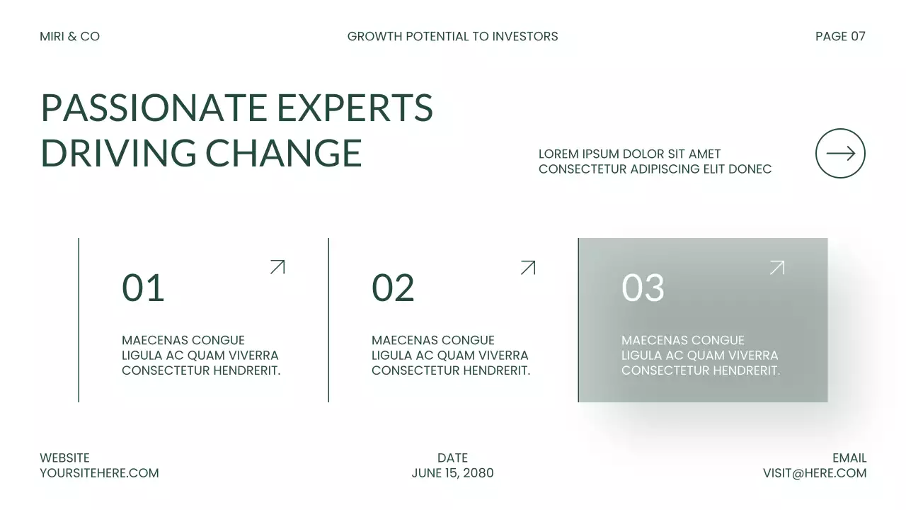 Green Modern Sustainability Initiatives Presentation