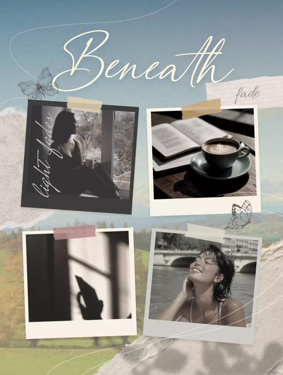 ベージュ コラージュ おしゃれ