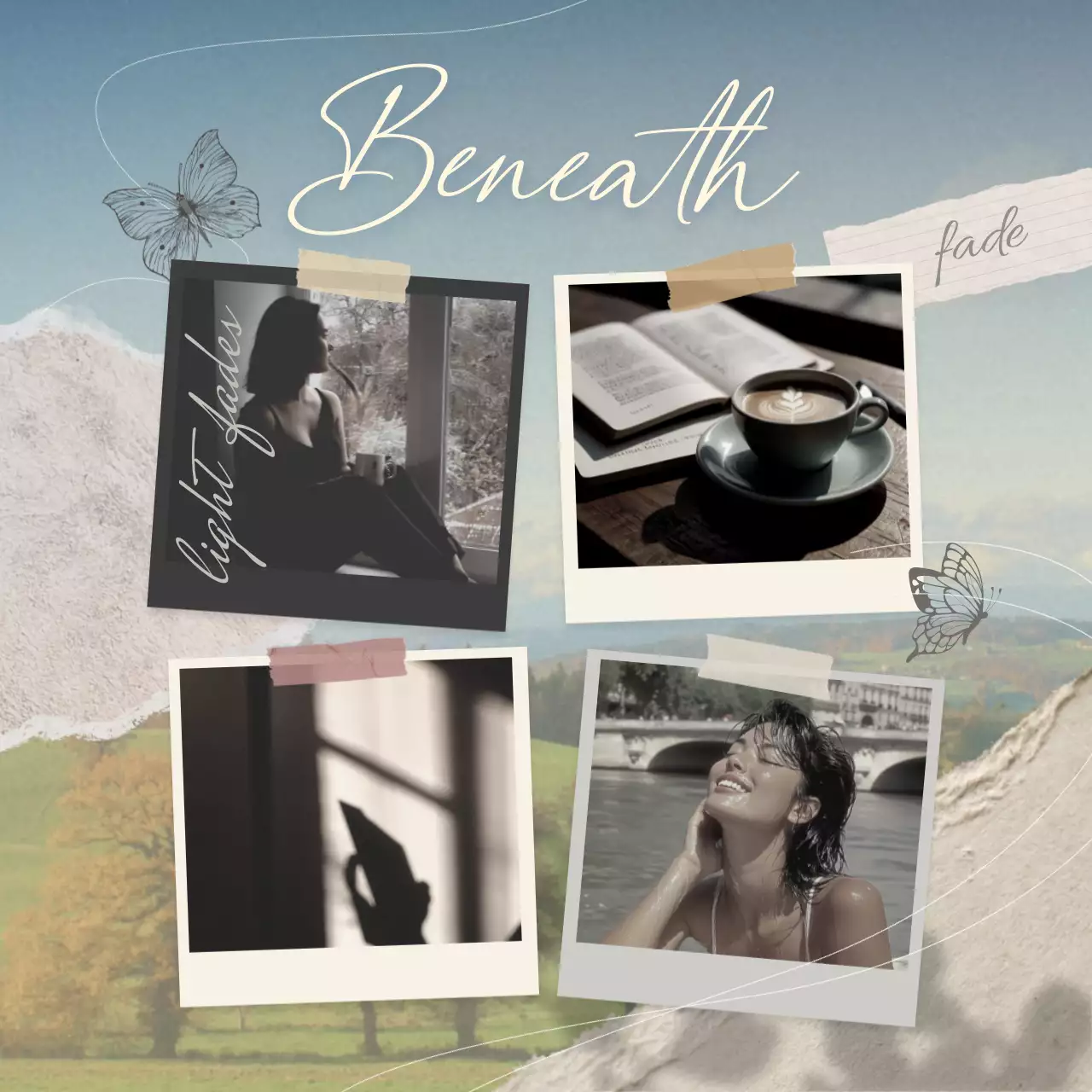 ベージュ コラージュ おしゃれ