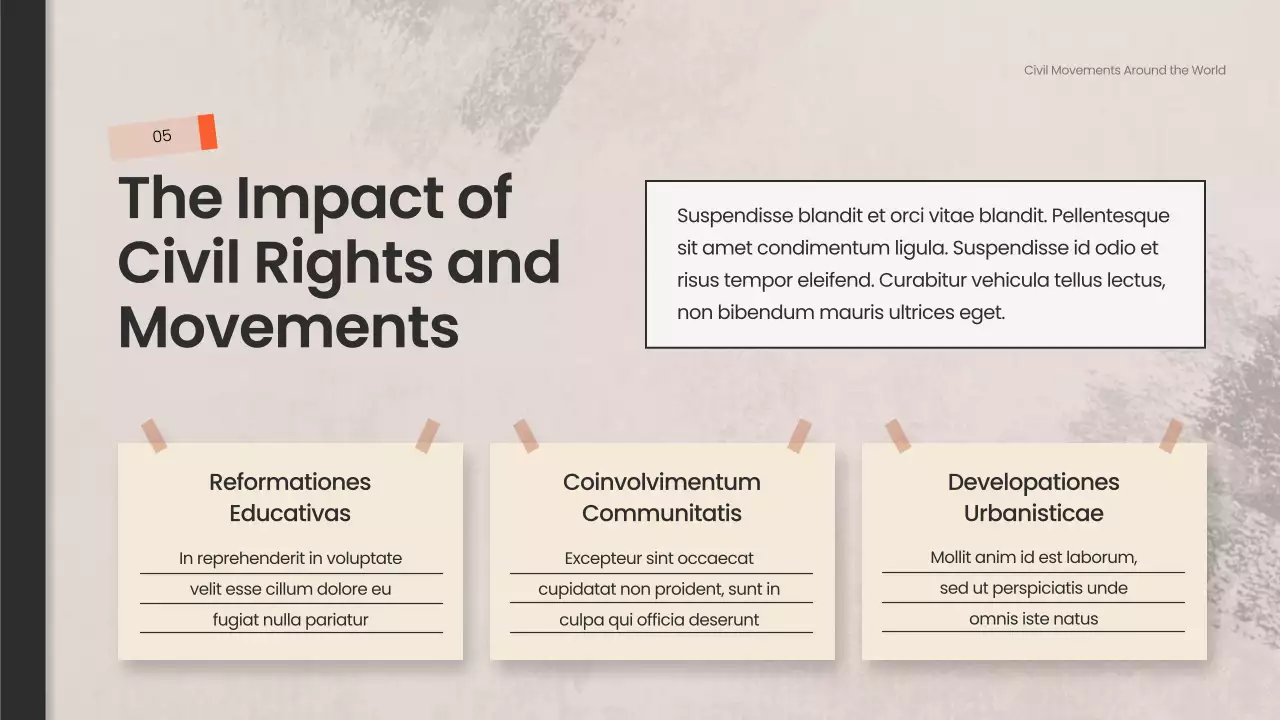 Beige Vintage Civil Rights Course Presentation
