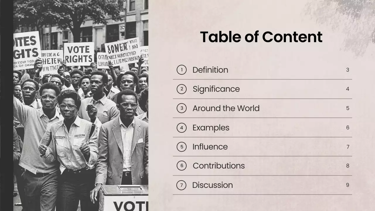 Beige Vintage Civil Rights Course Presentation