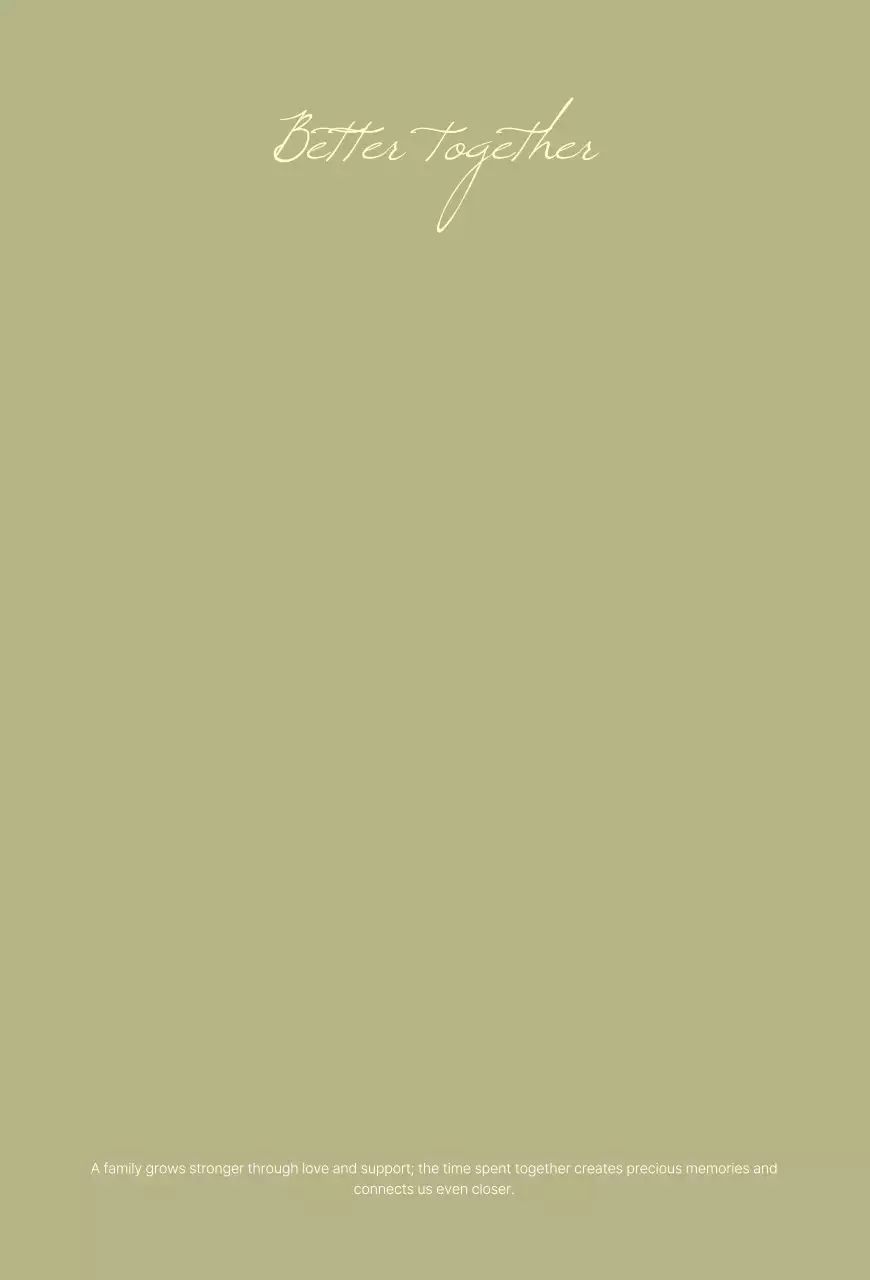 카키 빈티지 가족 기념