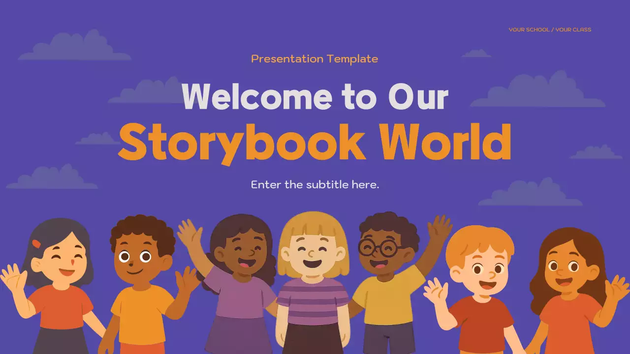Purple Playful Storybook Literature Lecture Presentation