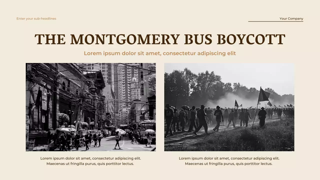 Beige Vintage Equality History Lecture Presentation