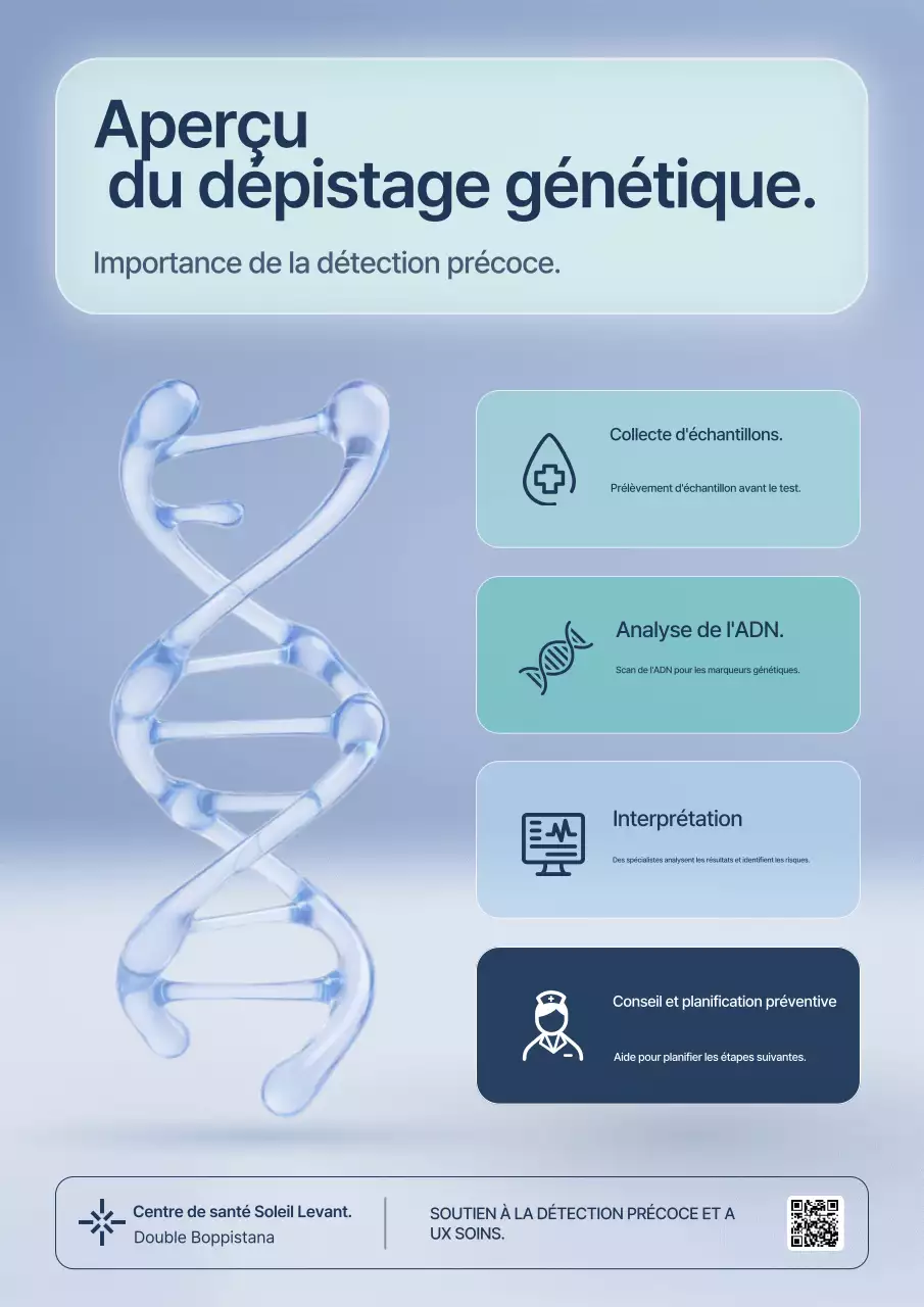 Guide de santé moderne bleu