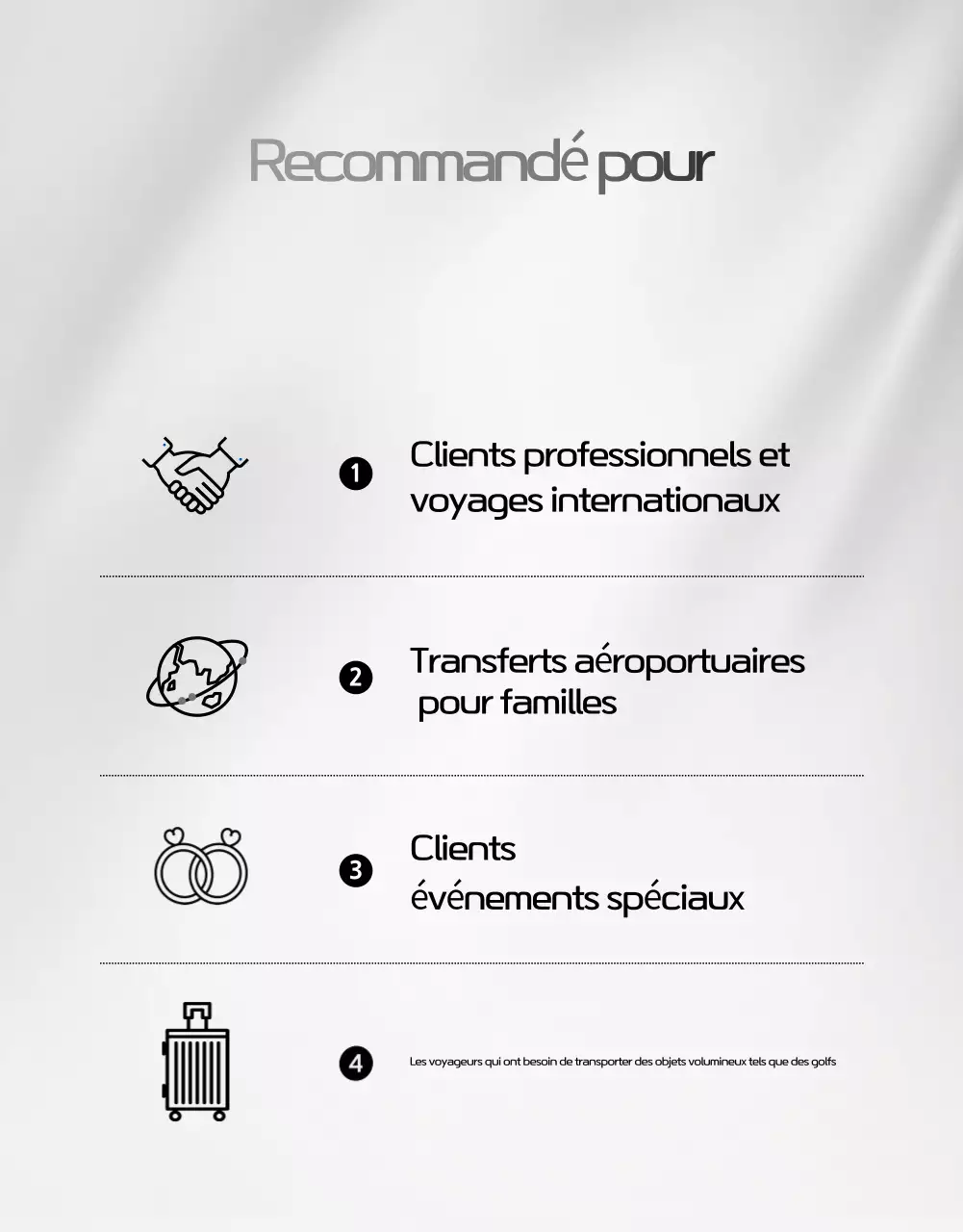 Publicité sur la mobilité de luxe noire