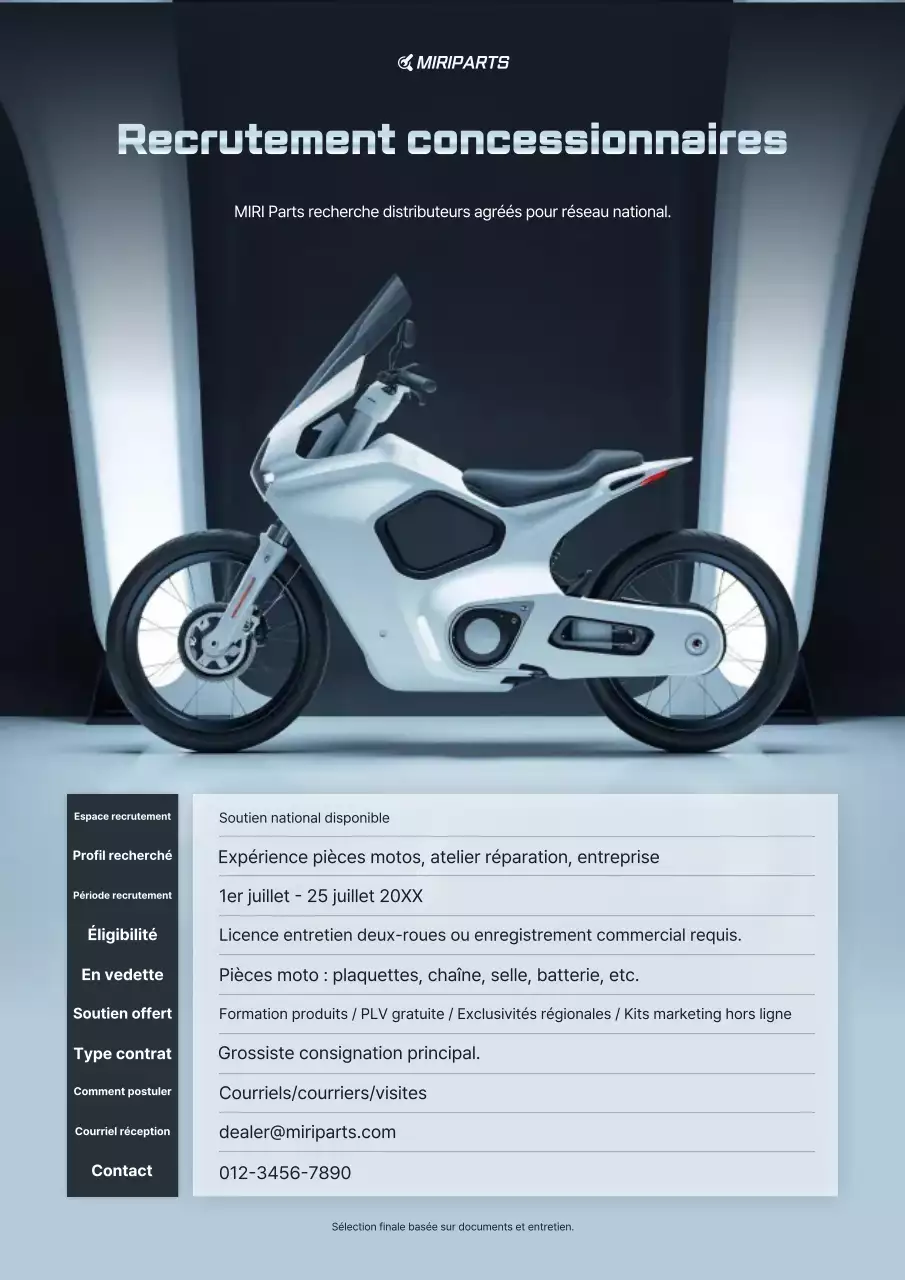 Annonce de recrutement Black Modern