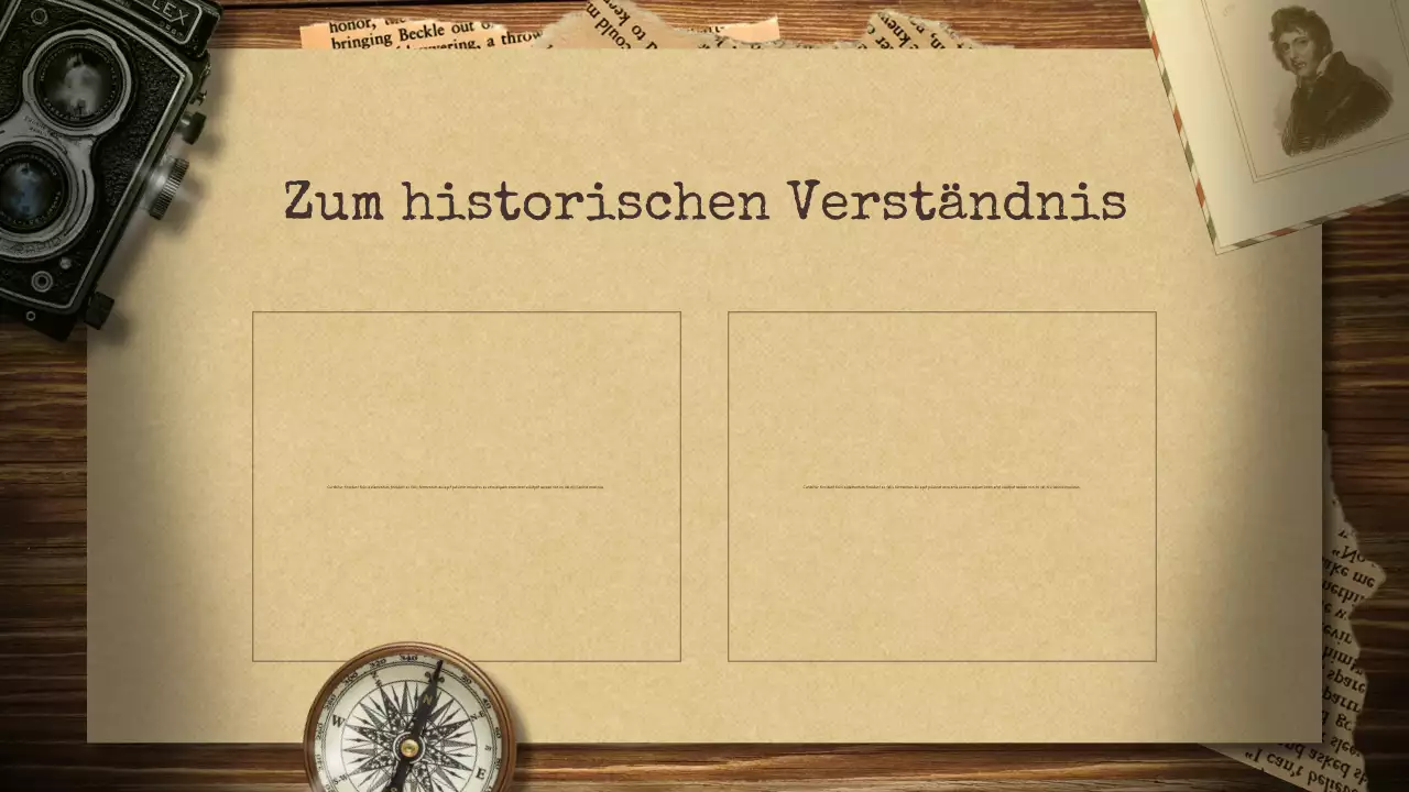 Beige Vintage Geschichtsvortrag Präsentation