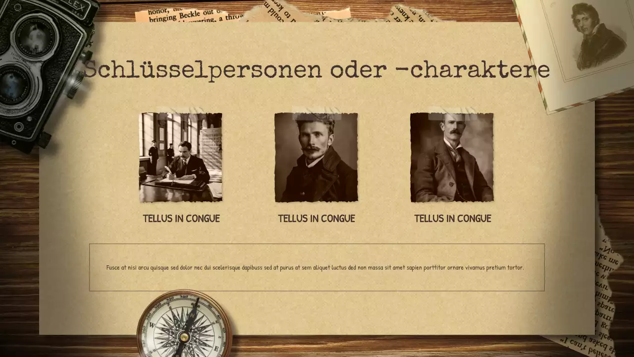 Beige Vintage Geschichtsvortrag Präsentation