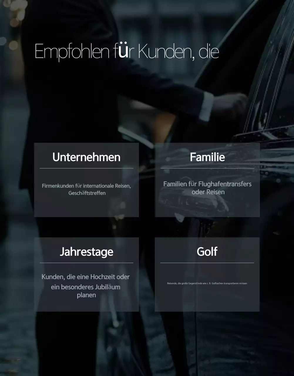 Gray Luxury Mobility-Aktion