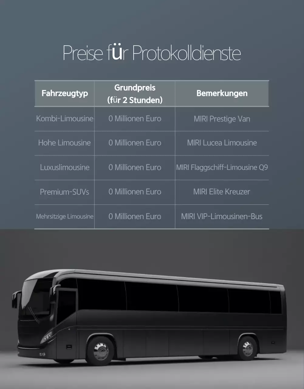 Gray Luxury Mobility-Aktion