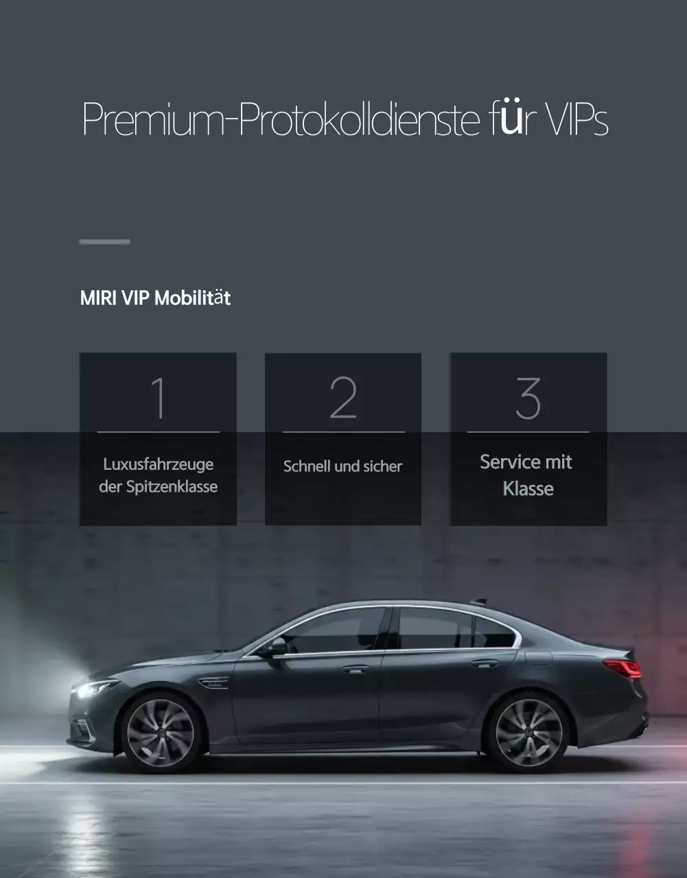 Gray Luxury Mobility-Aktion