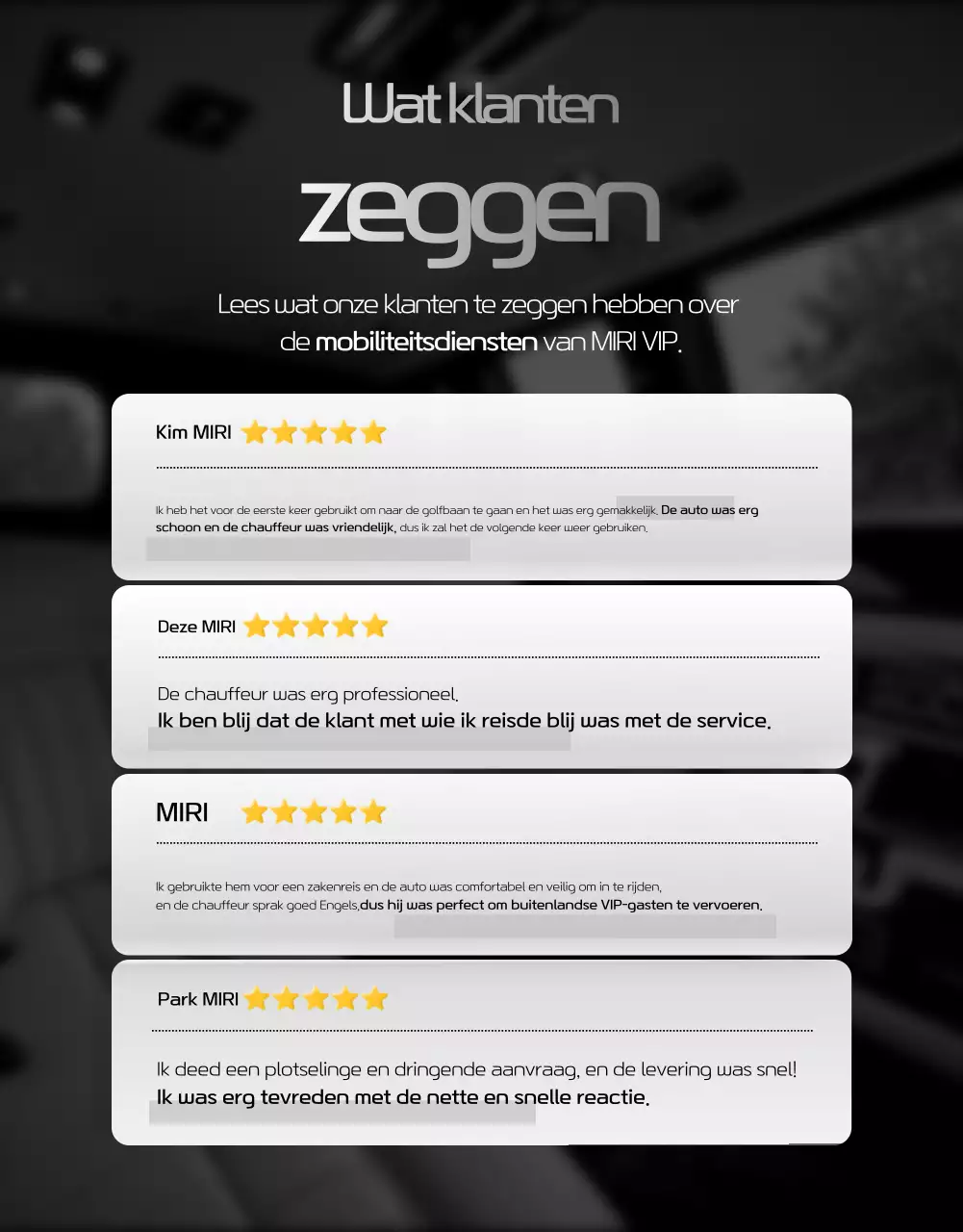 Zwarte luxe mobiliteitsadvertentie