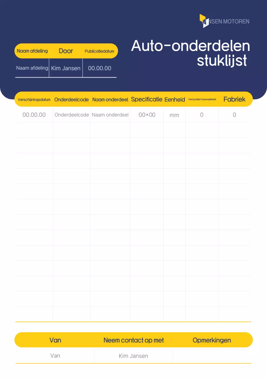 Blue Basic Auto Rapport