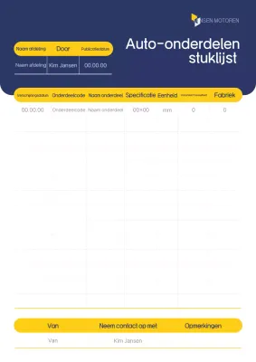 Blue Basic Auto Rapport