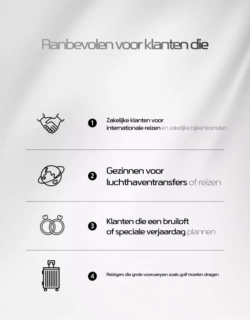 Zwarte luxe mobiliteitsadvertentie