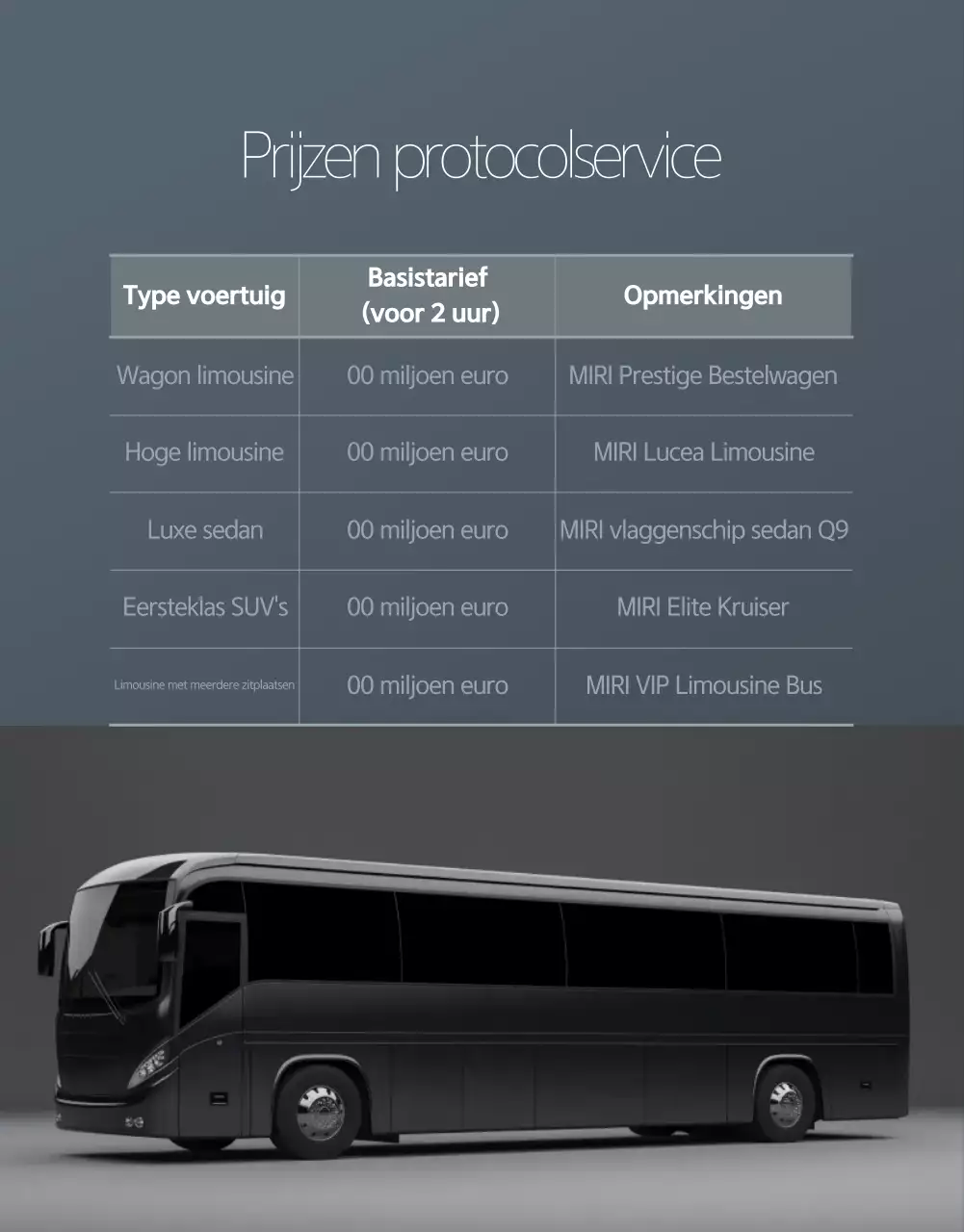 Grijze Luxe Mobiliteitspromotie