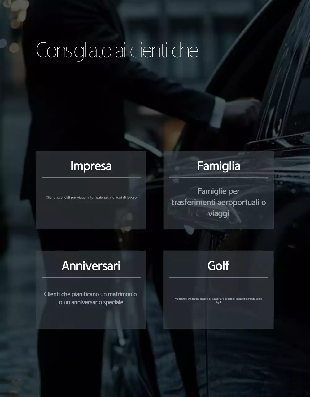 Promozione mobilità di lusso grigia