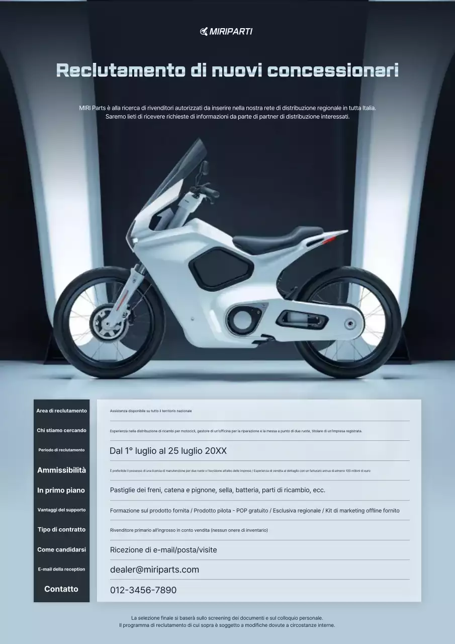 Annuncio di reclutamento Black Modern