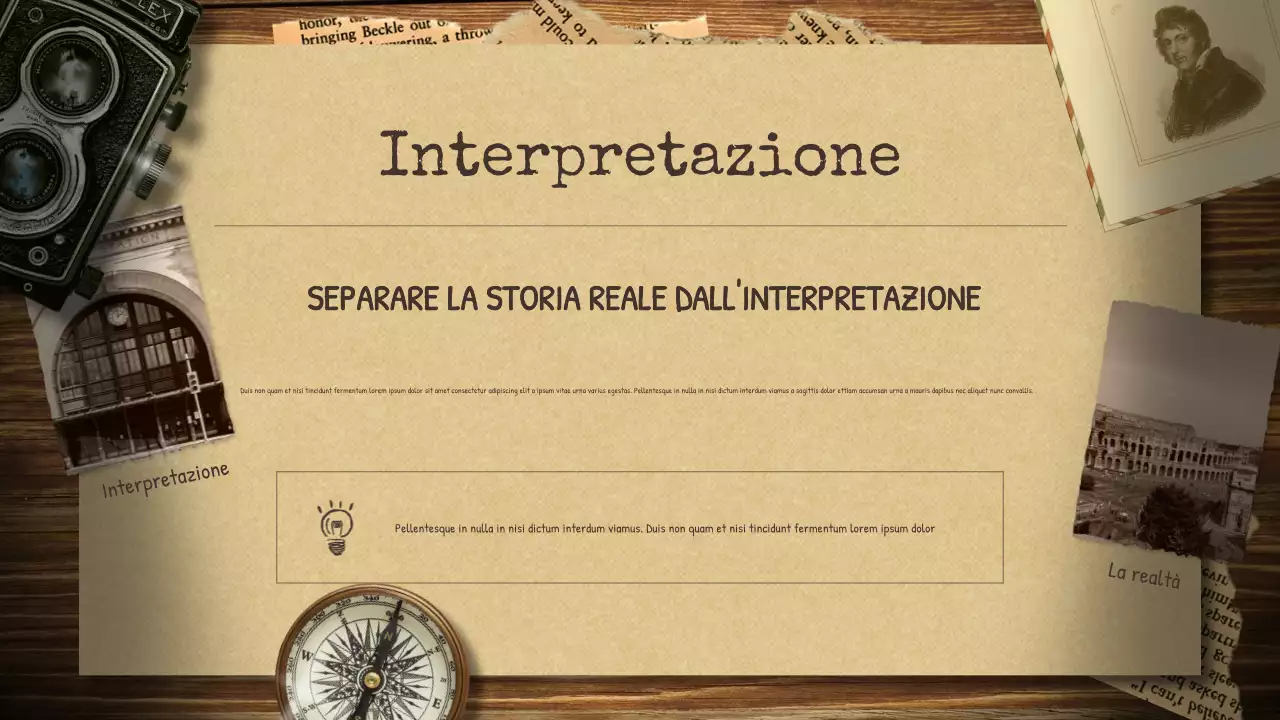 Presentazione della lezione sulla storia del Beige Vintage