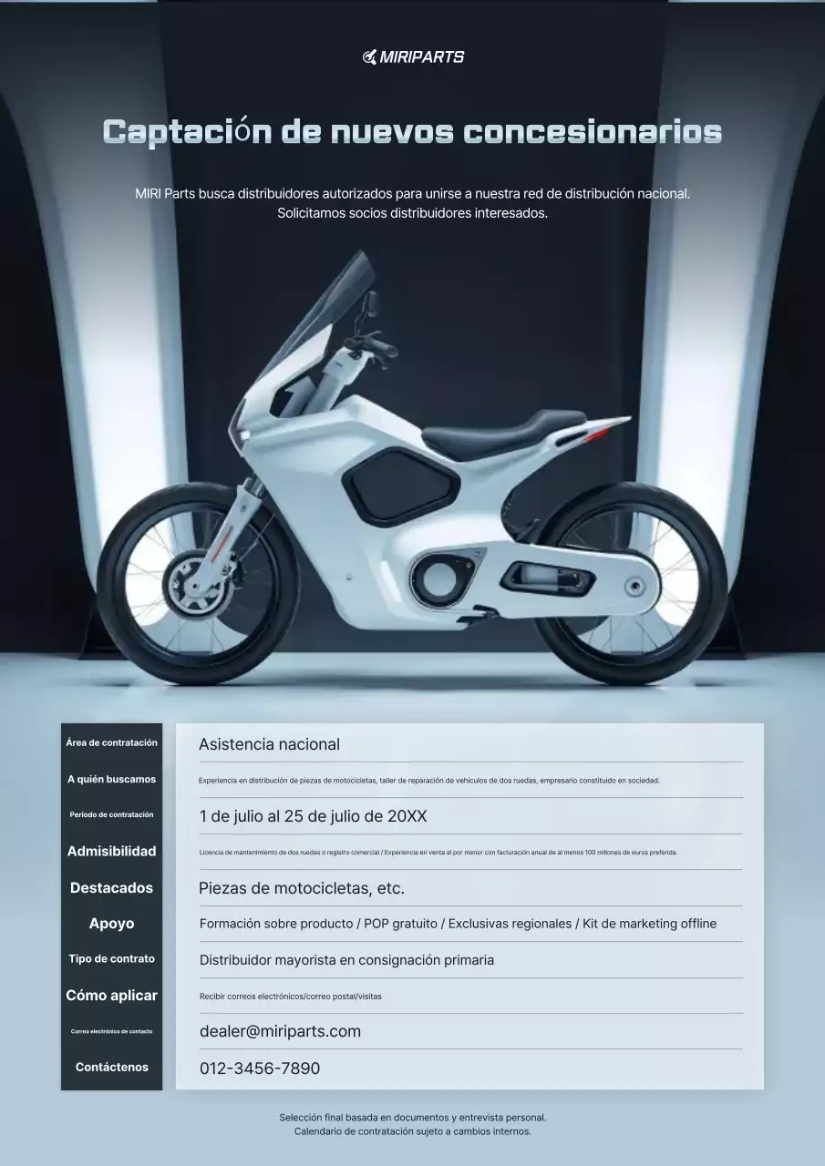 Anuncio de reclutamiento de Black Modern