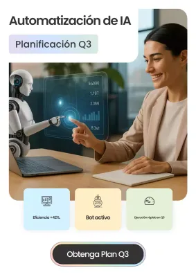 Negocio de IA moderno beige