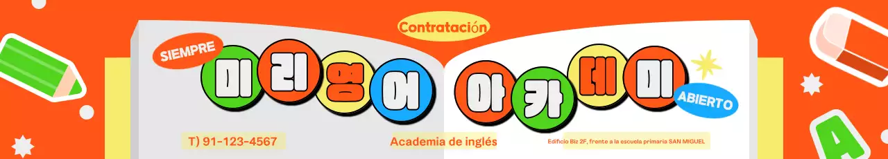 Reclutamiento de Educación Orange Pop