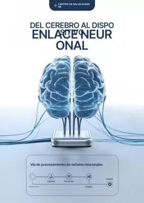 Guía de tecnología neuronal moderna azul
