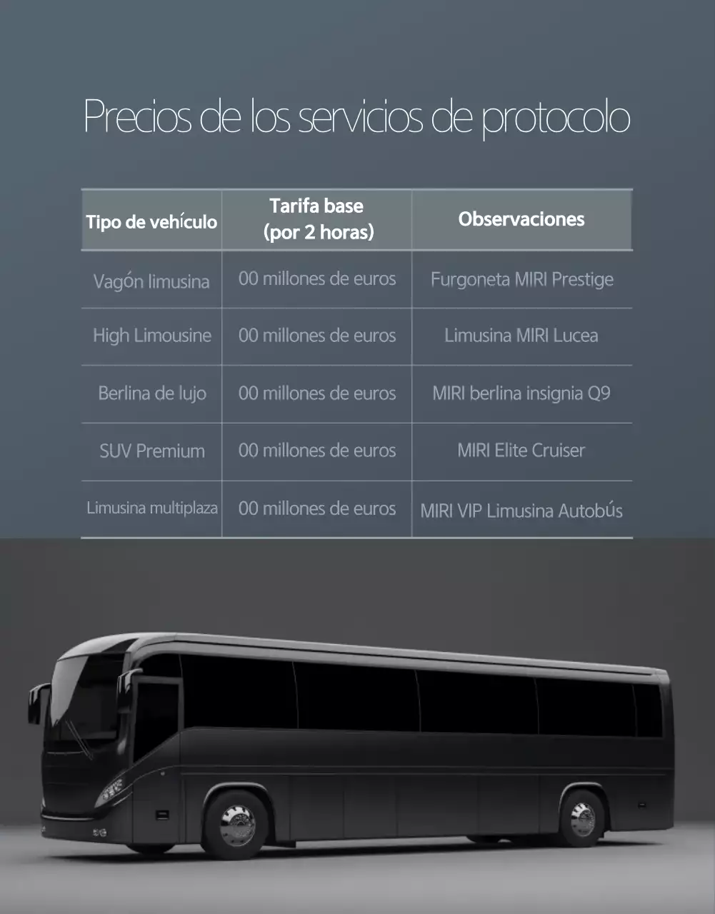 Promoción de movilidad de lujo gris