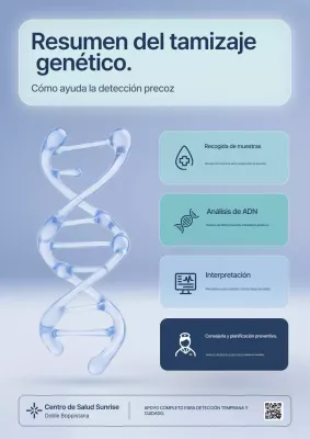 Guía de salud moderna azul