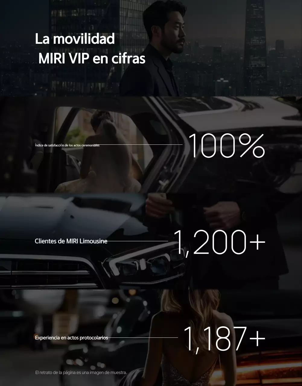 Promoción de movilidad de lujo gris