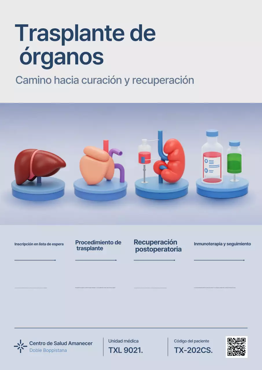 Guía de salud moderna azul