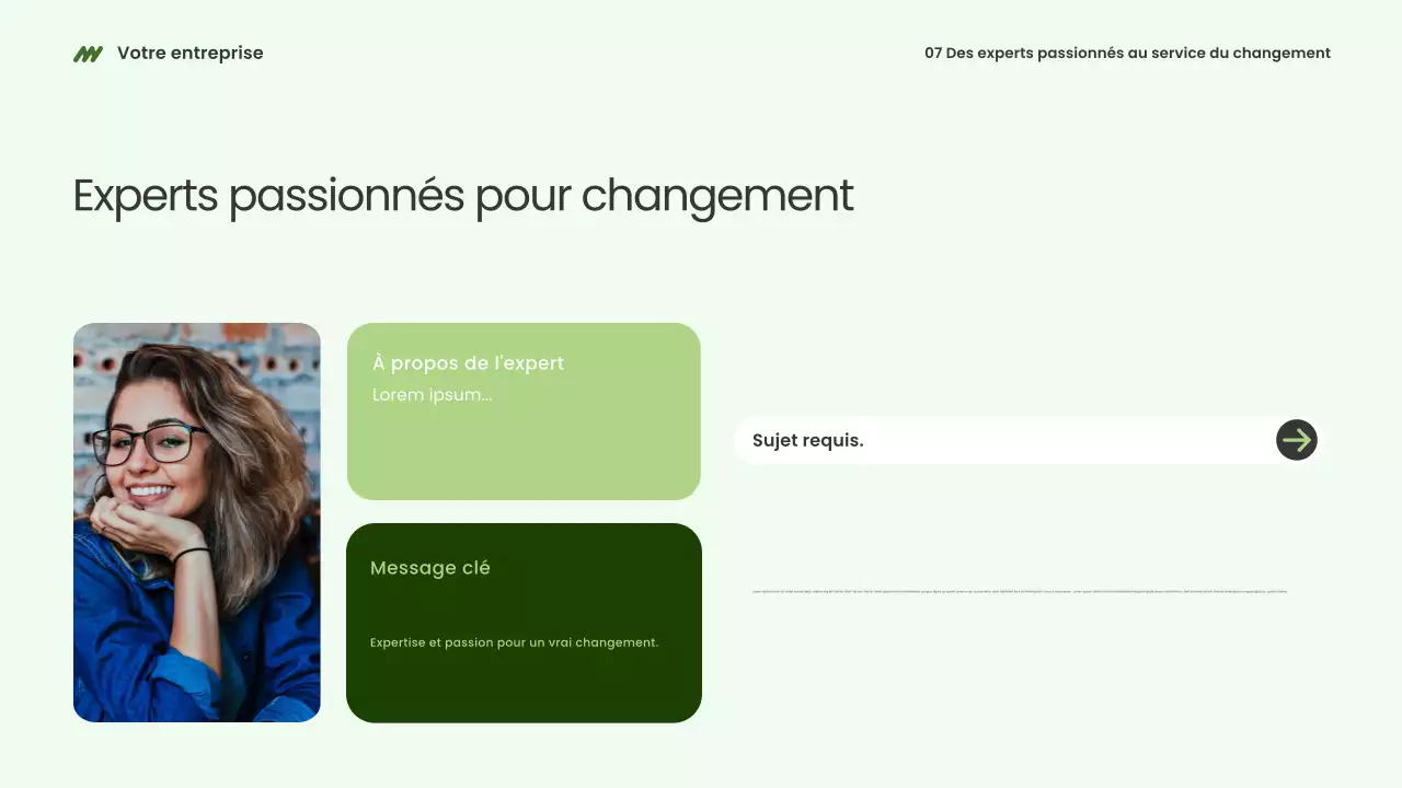 Présentation sur l'énergie verte et moderne