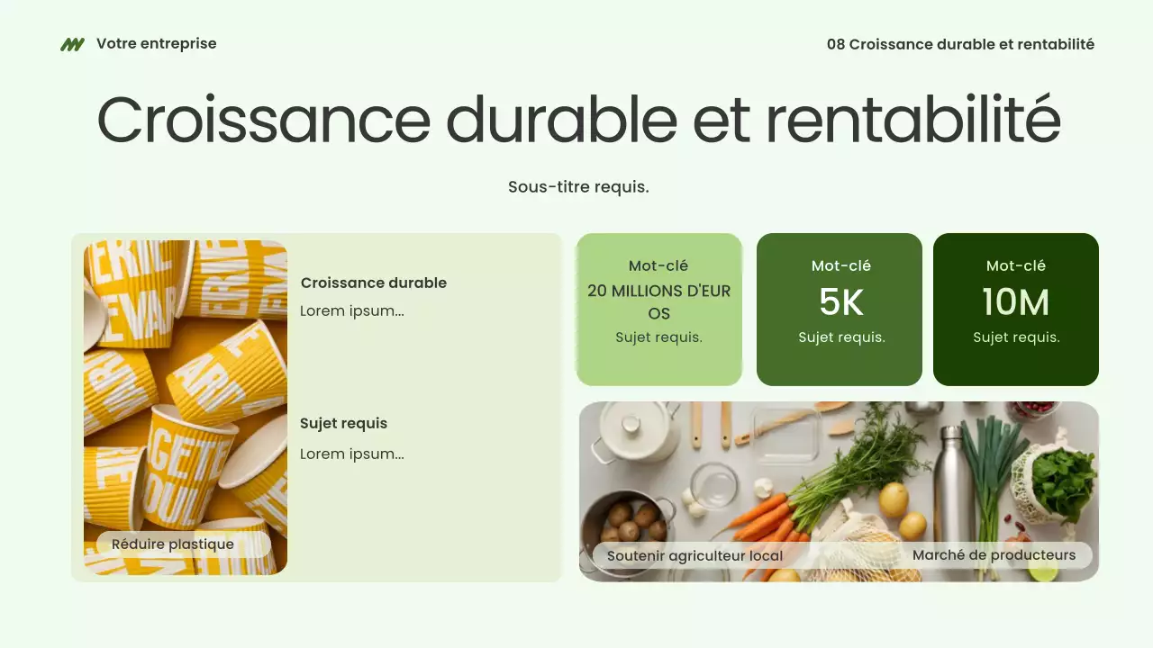 Présentation sur l'énergie verte et moderne